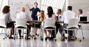 businesswoman stock image